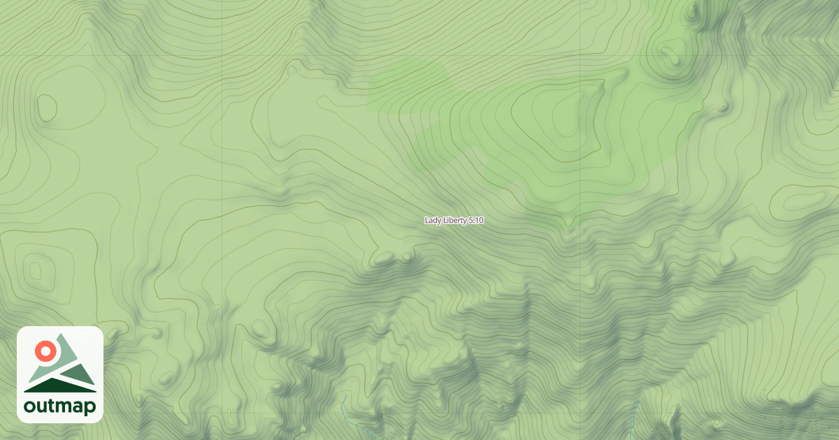 Map of Lady Liberty