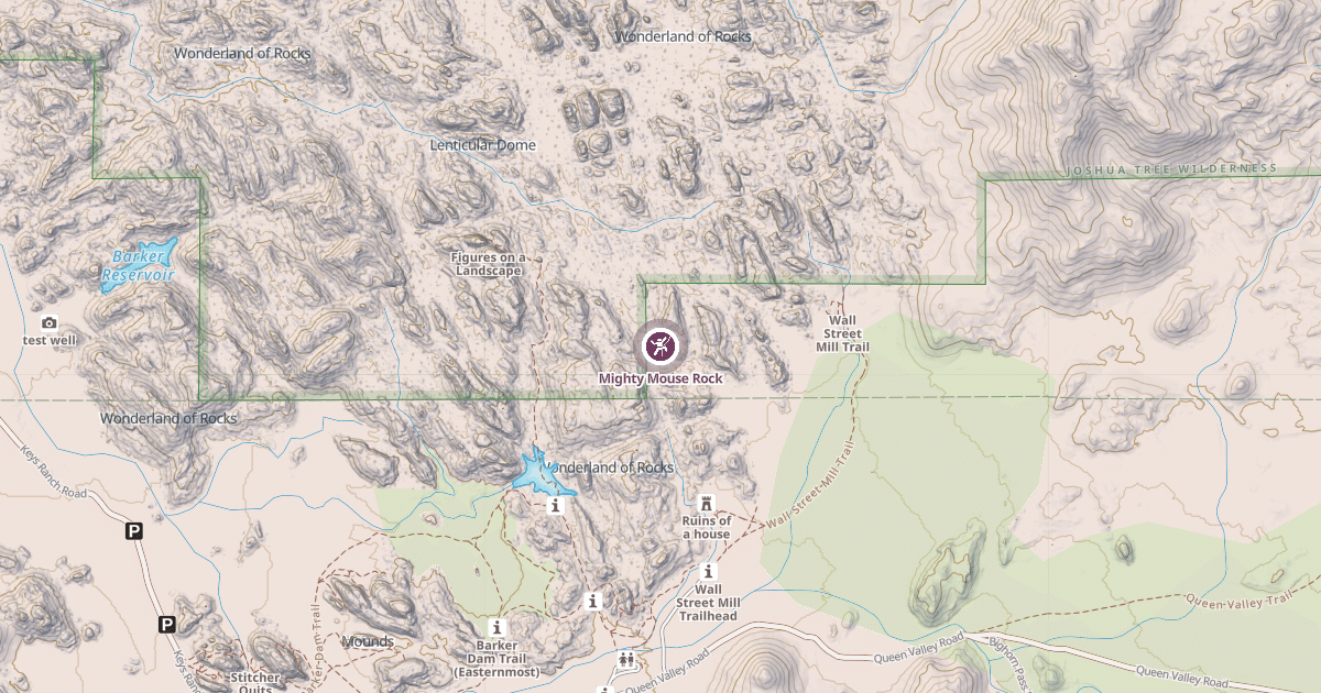 Map preview of Mighty Mouse Rock