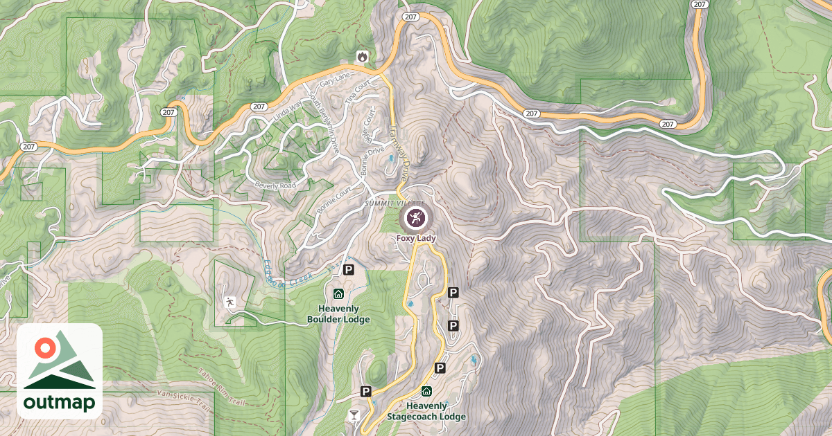 Map of Foxy Lady