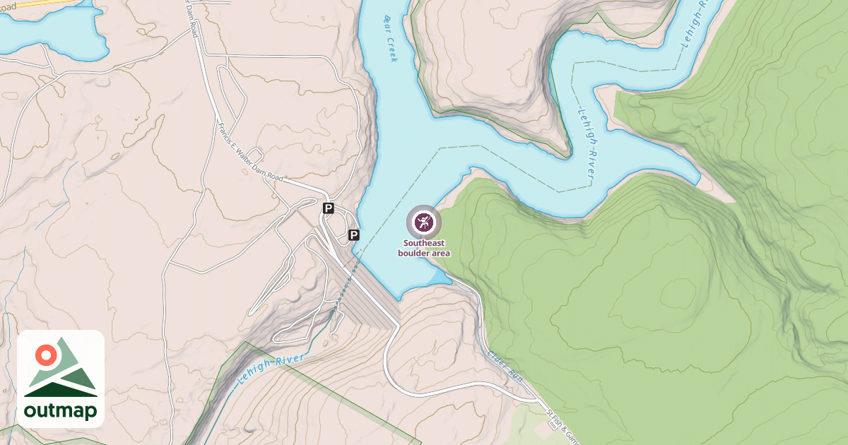 Map of Southeast boulder area