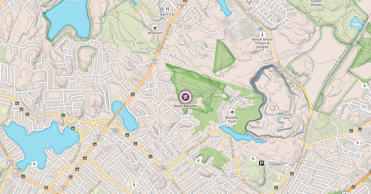 Map preview of West Boulder