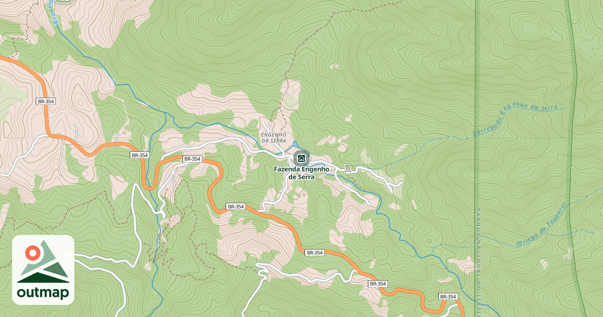 Map of Fazenda Engenho de Serra