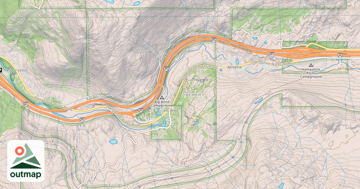Map of Crack and Jill