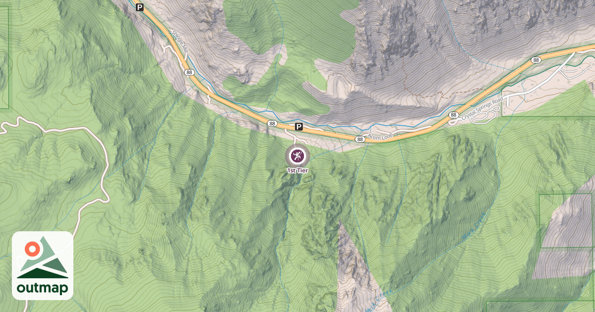 Map of 1st Tier