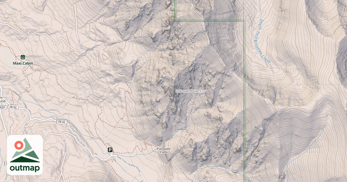 Map of Unknown Route