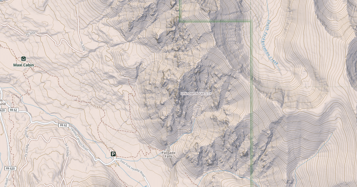 Map preview of Unknown Route