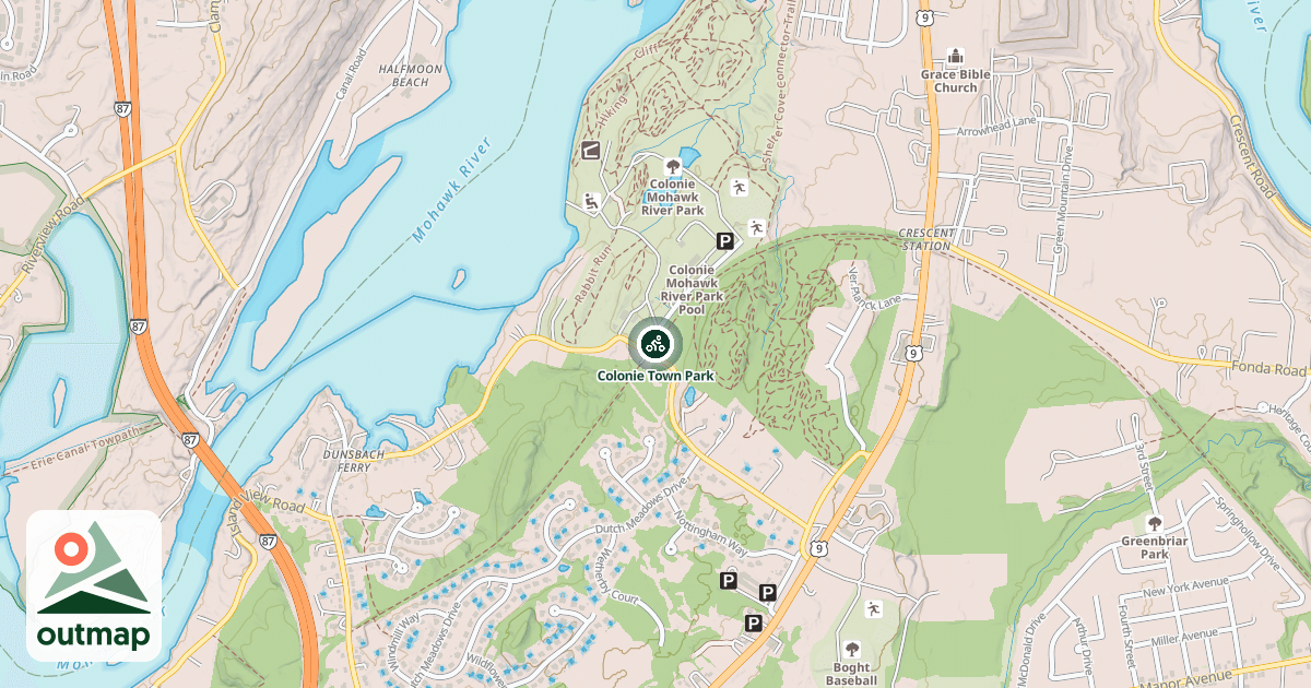 Map of Colonie Town Park