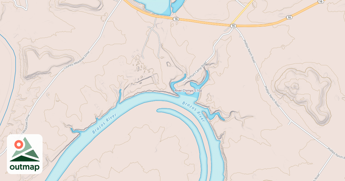 Map of River Chimps