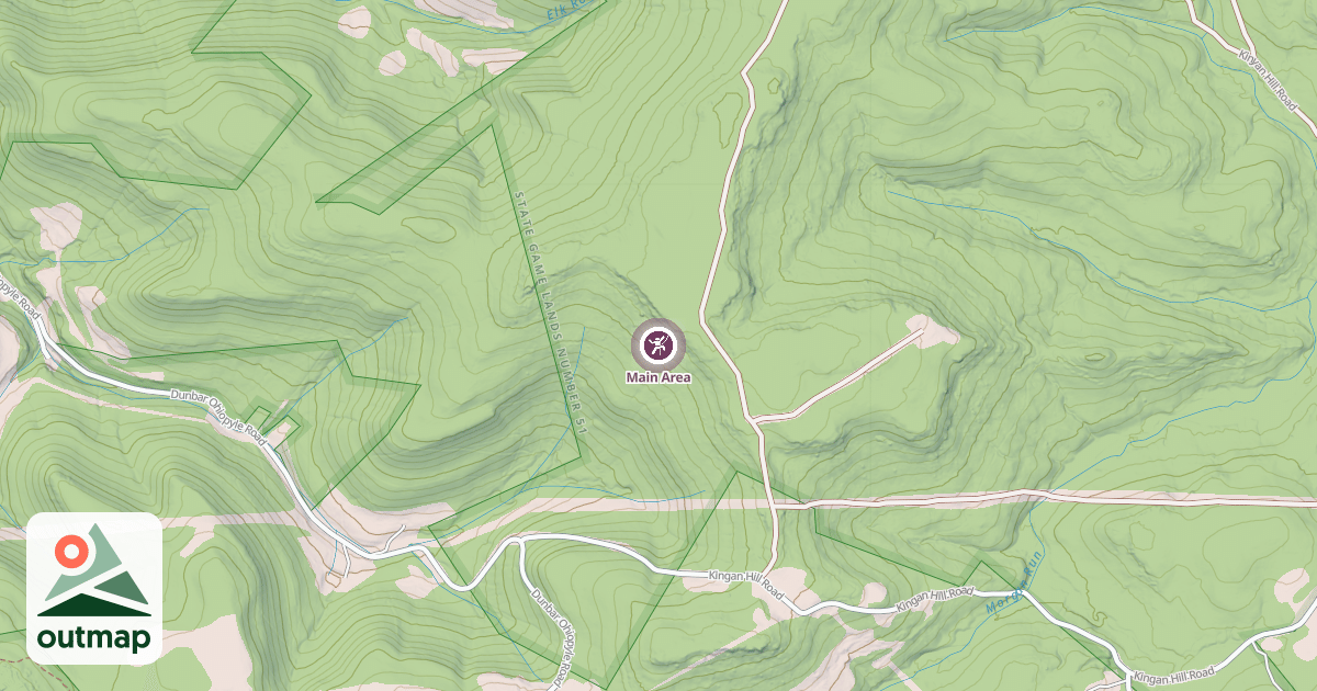 Map of Main Area