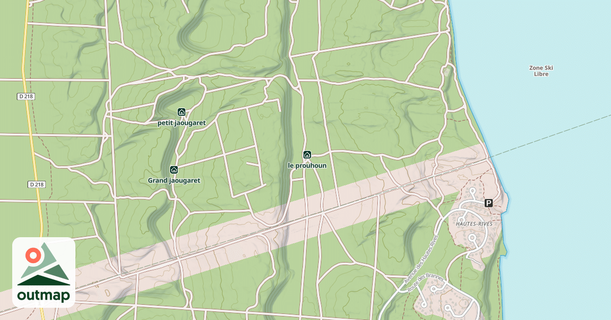 Map of saoubere