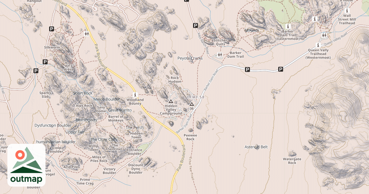 Map of C.F.M.F.