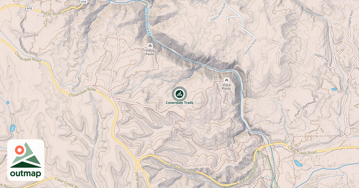 Map of Coverdale Trails