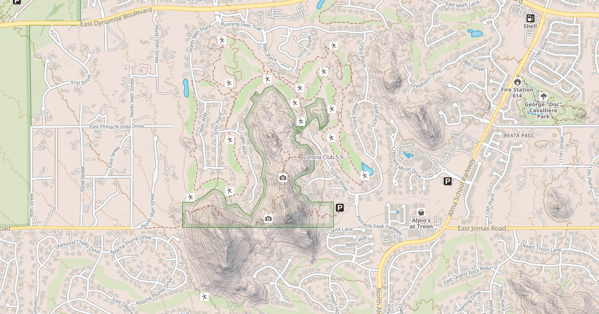 Map preview of Corona Club
