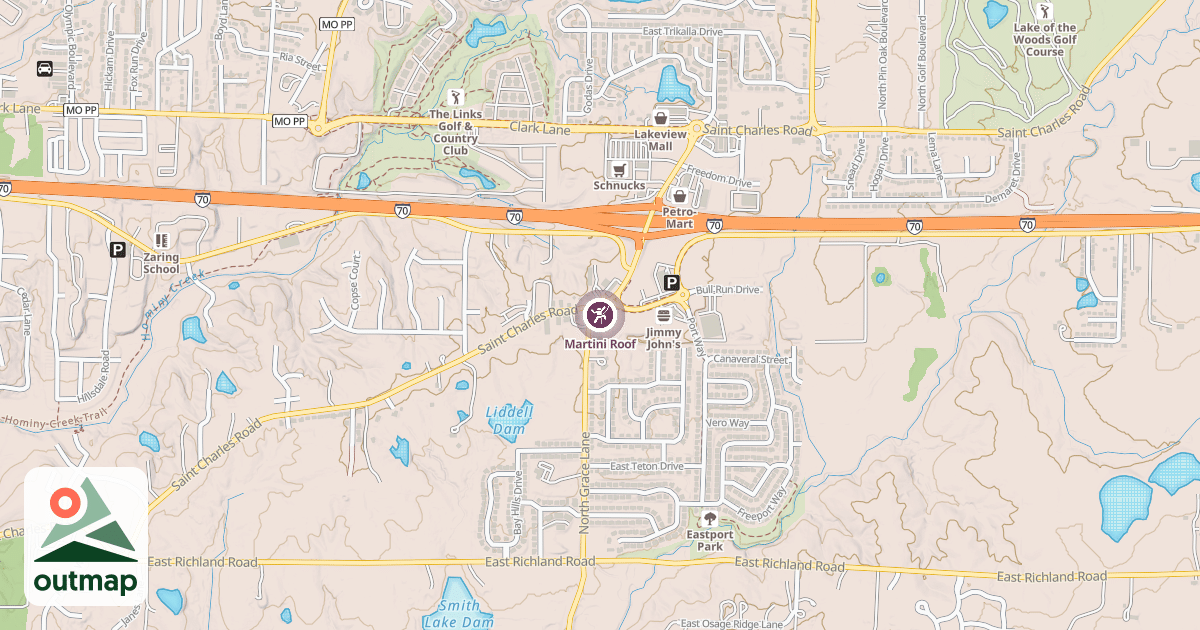 Map of Martini Roof