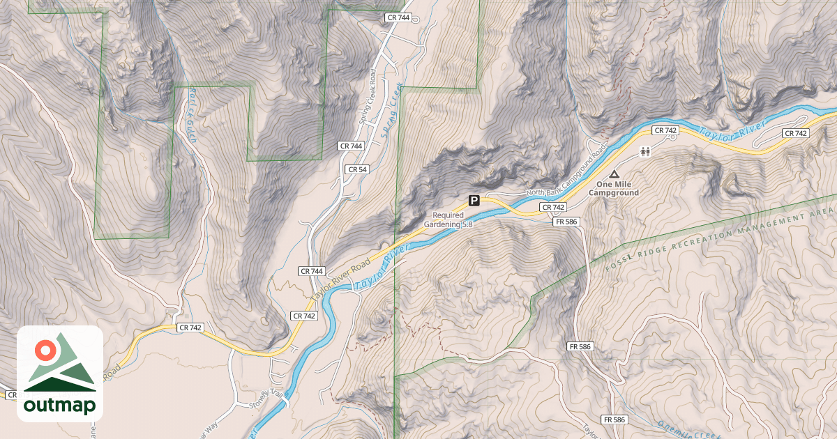 Map of Required Gardening