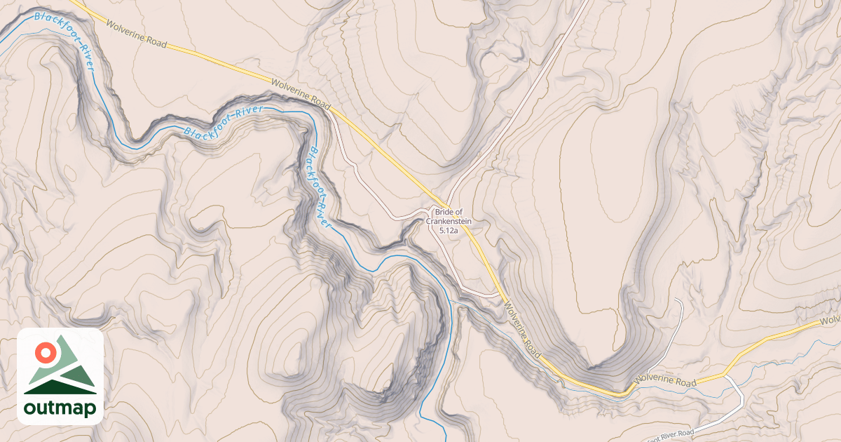Map of Bride of Crankenstein in Bingham