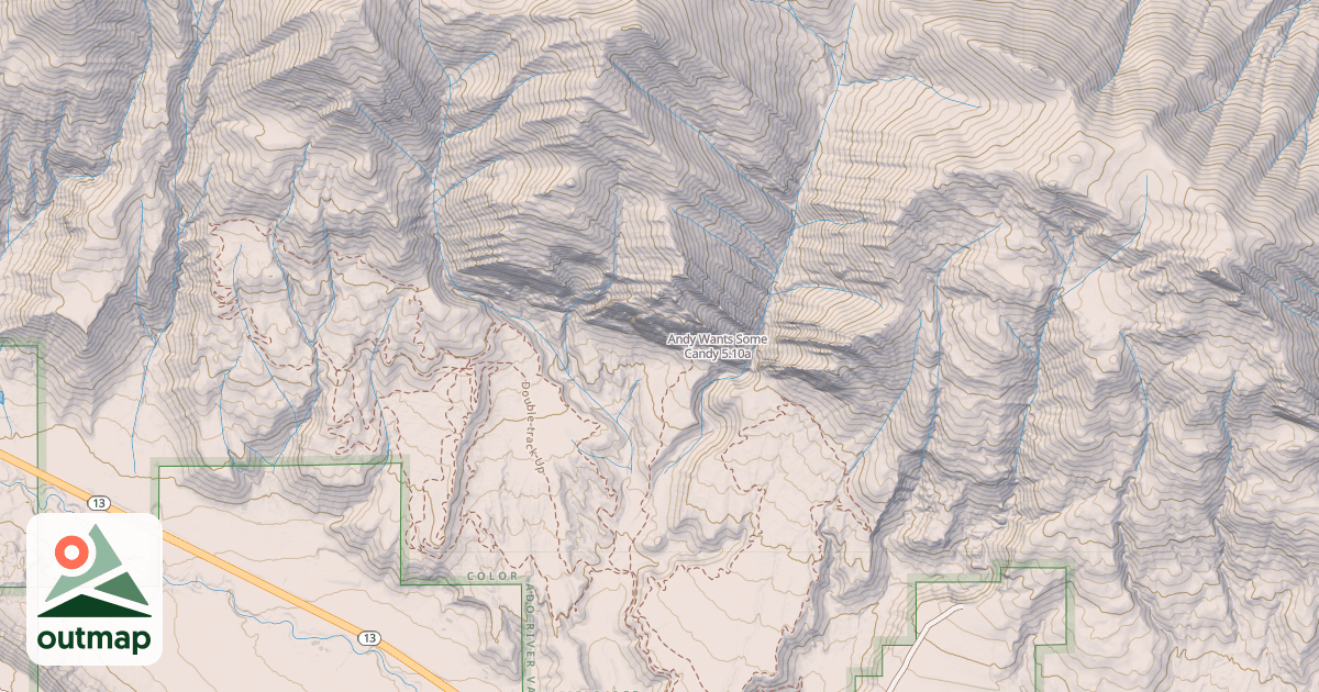 Map of Andy Wants Some Candy