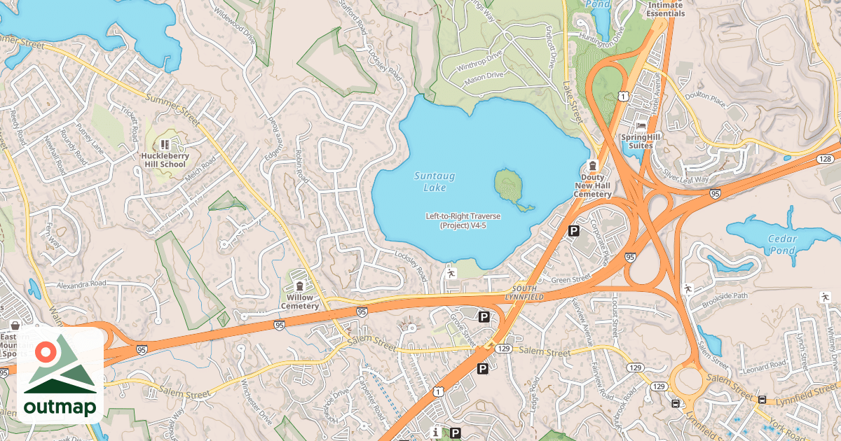 Map of Left-to-Right Traverse (Project)
