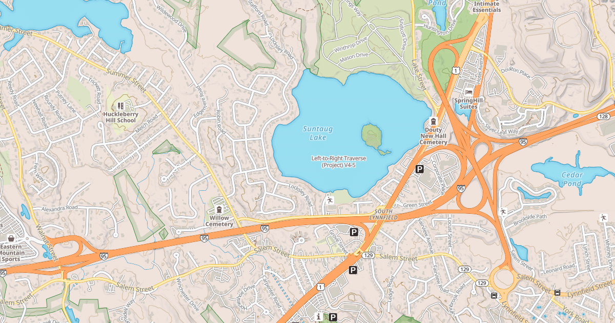 Map preview of Left-to-Right Traverse (Project)
