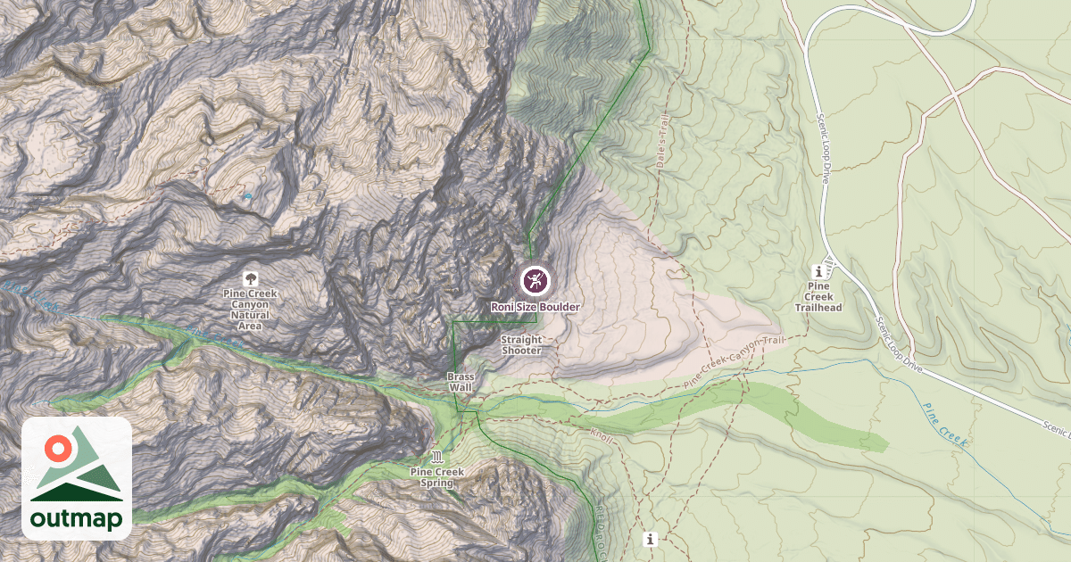 Map of Roni Size Boulder