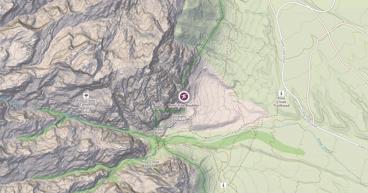 Map preview of Roni Size Boulder