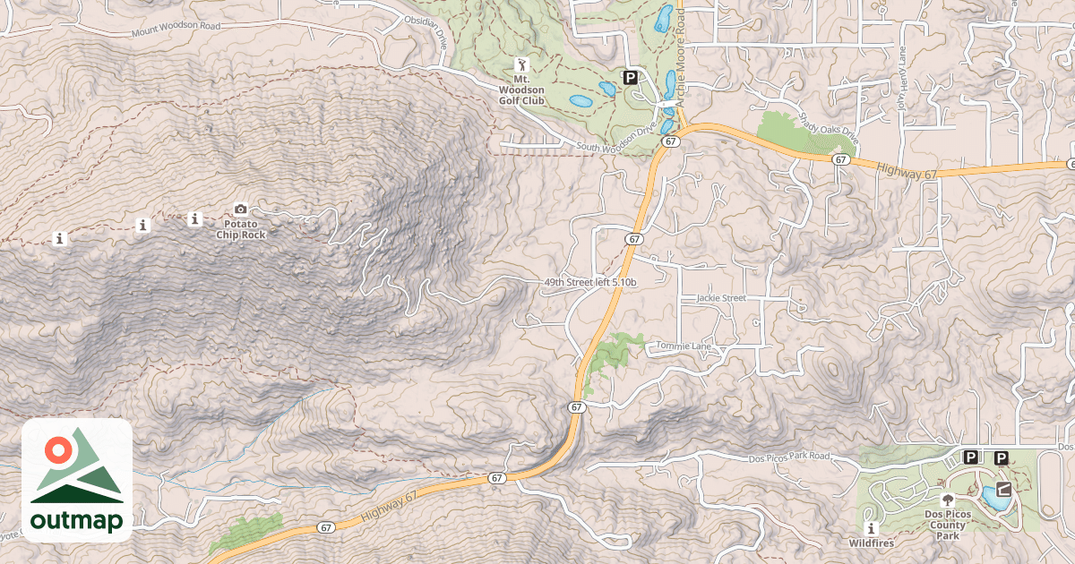 Map of 49th Street left