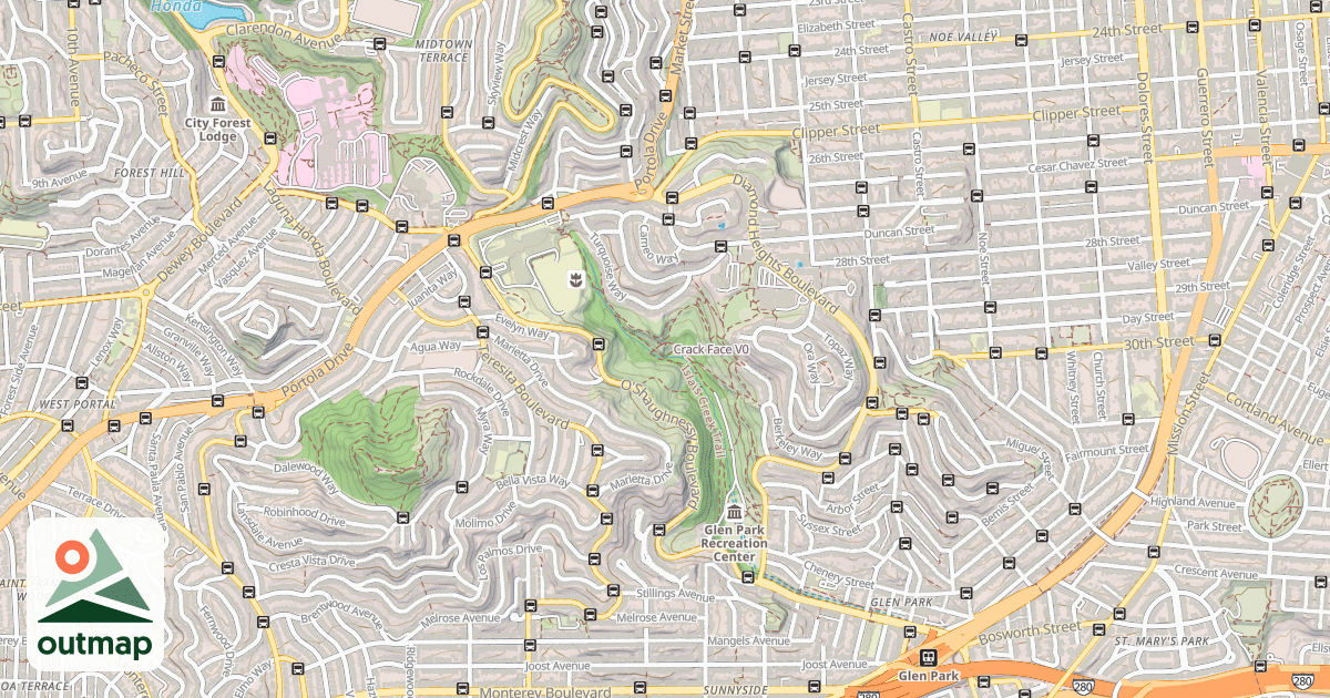 Map of Crack Face