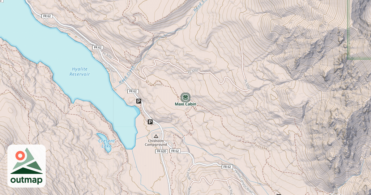 Map of Maxi Cabin