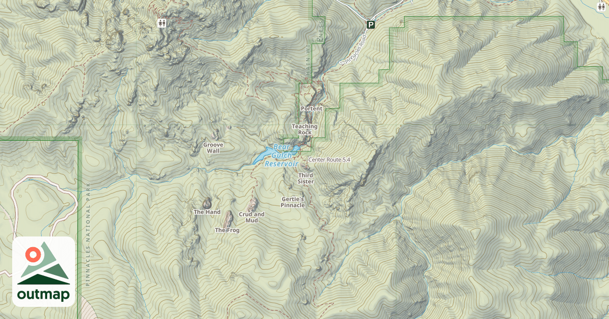 Map of Center Route