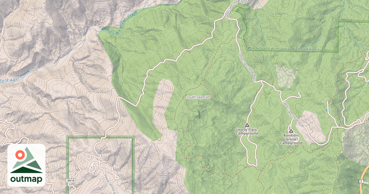 Map of South Seam