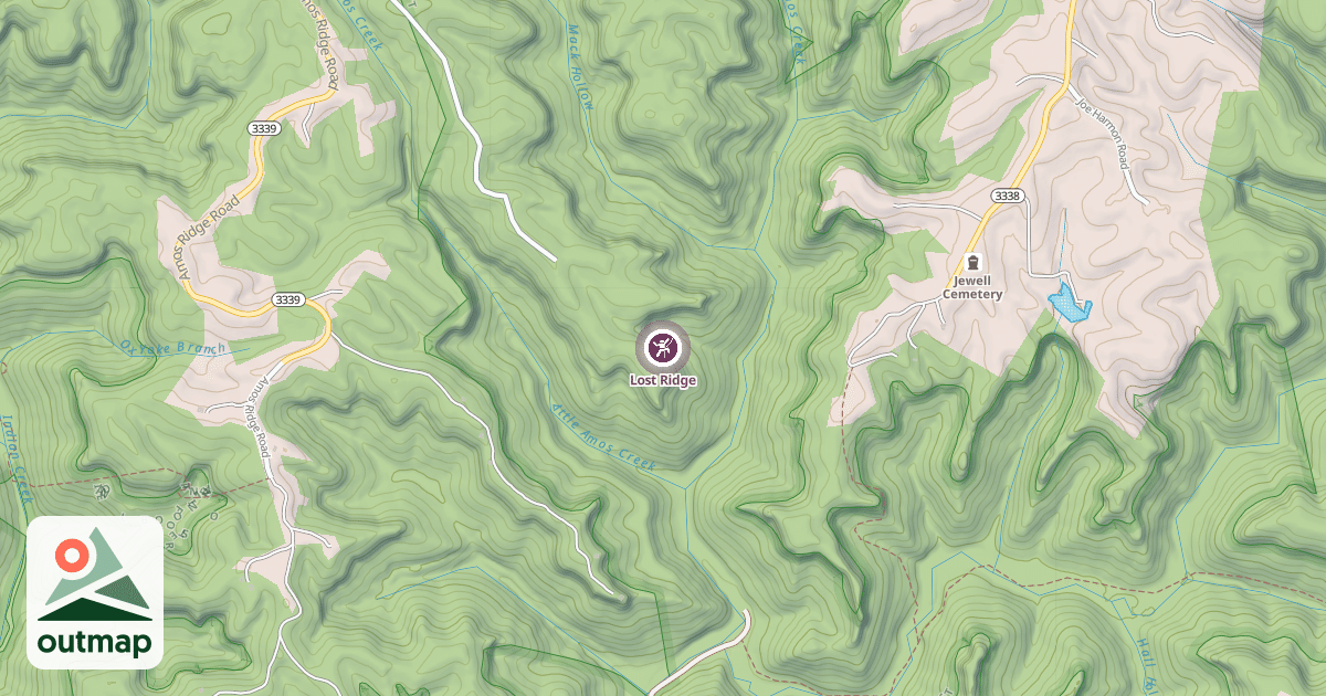 Map of Lost Ridge