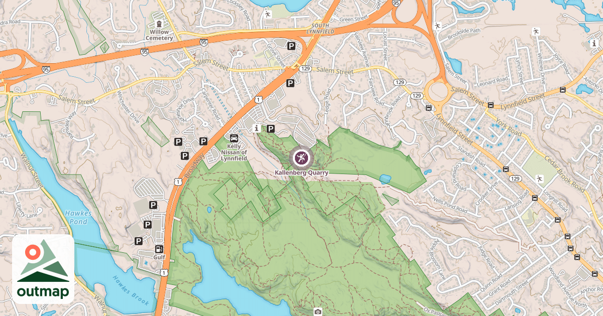 Map of Kallenberg Quarry