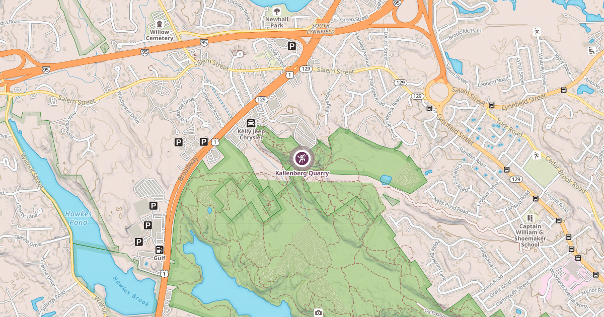Map preview of Kallenberg Quarry
