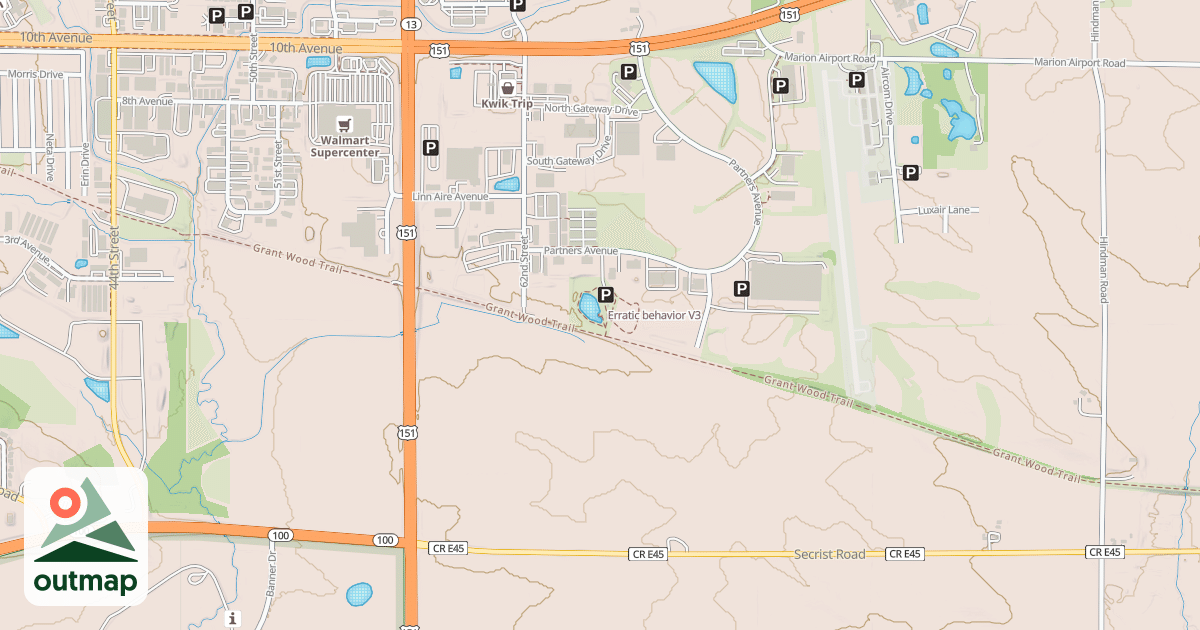 Map of Erratic behavior