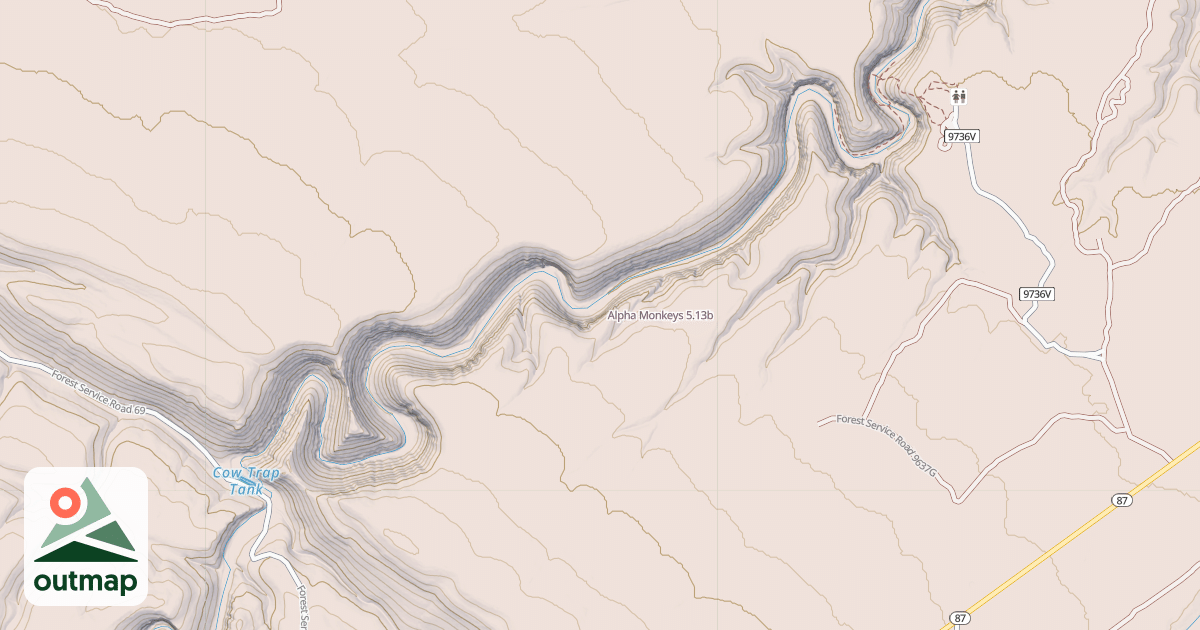 Map of Alpha Monkeys
