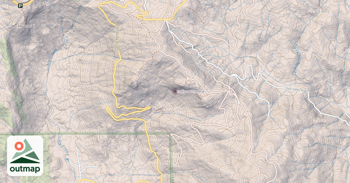 Map of Tollhouse Traverse