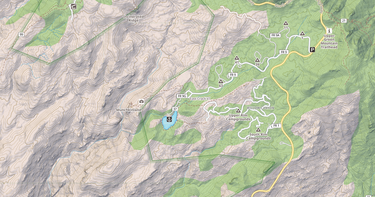 Map preview of East Crack
