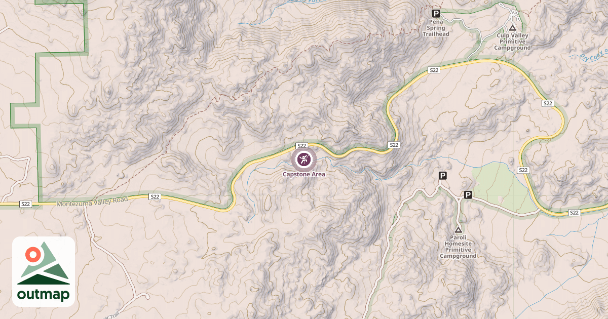 Map of Capstone Area