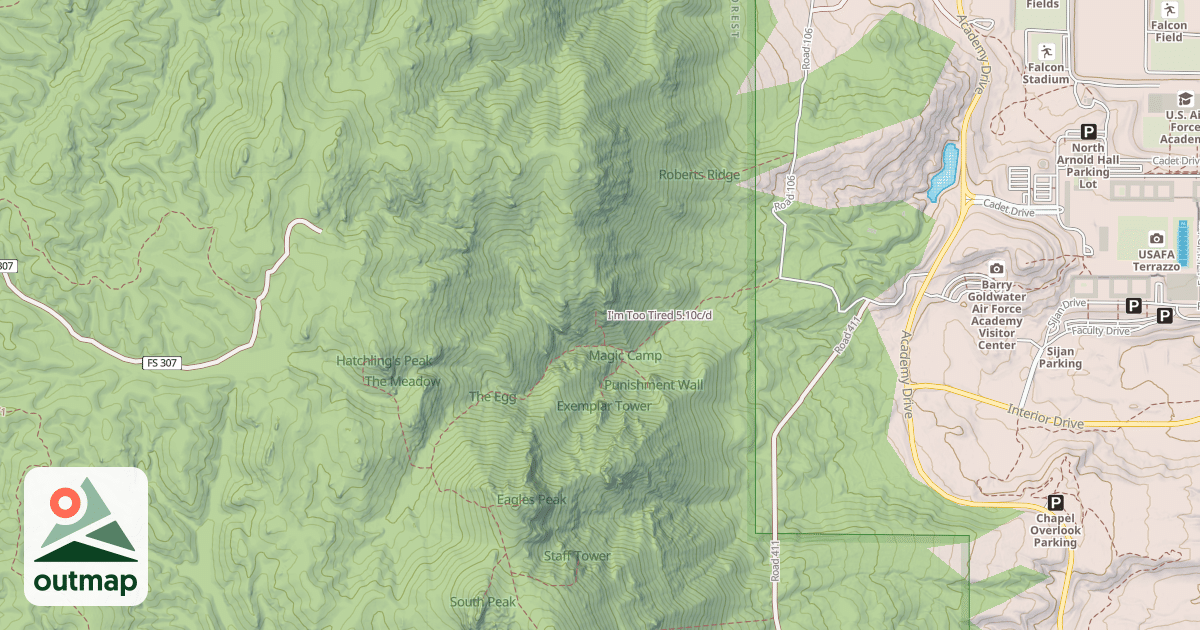 Map of I'm Too Tired