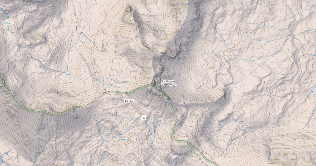 Map preview of Southwest Chimney