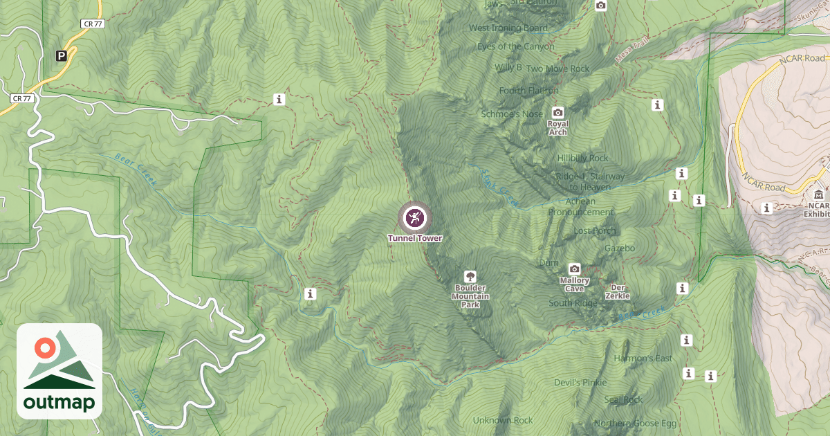 Map of Tunnel Tower
