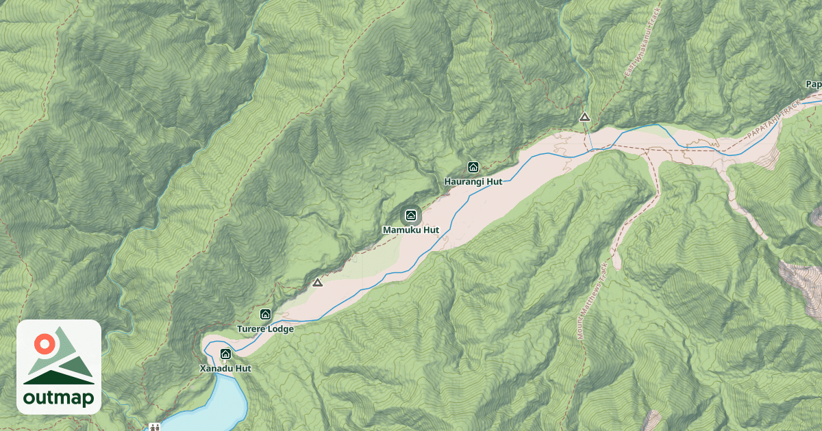 Map of Mamuku Hut