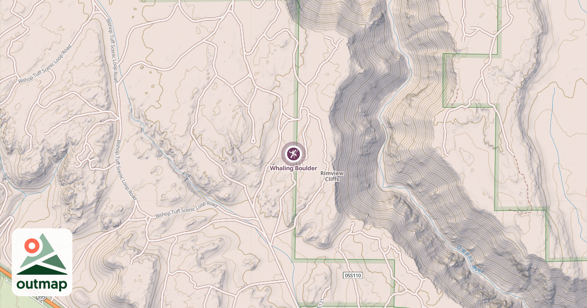 Map of Whaling Boulder
