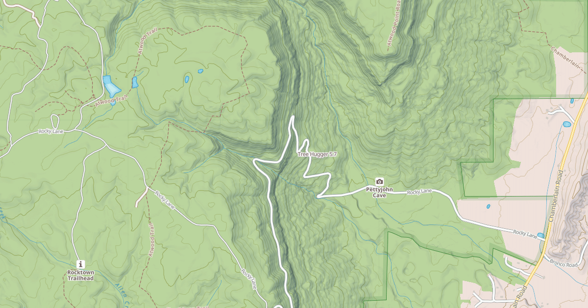 Map preview of Tree Hugger