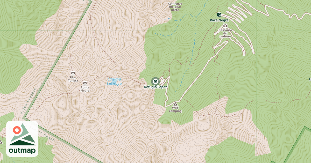 Map of Refugio López