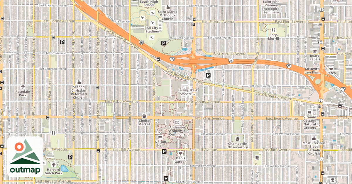Map of Falling Like A Stone