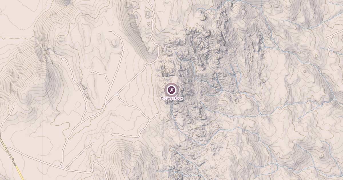Map preview of Olduvai Rock