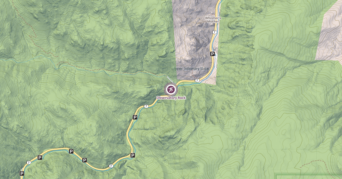 Map preview of Observatory Rock