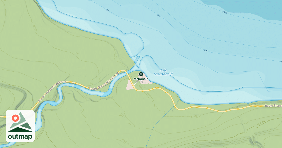 Map of McDonald
