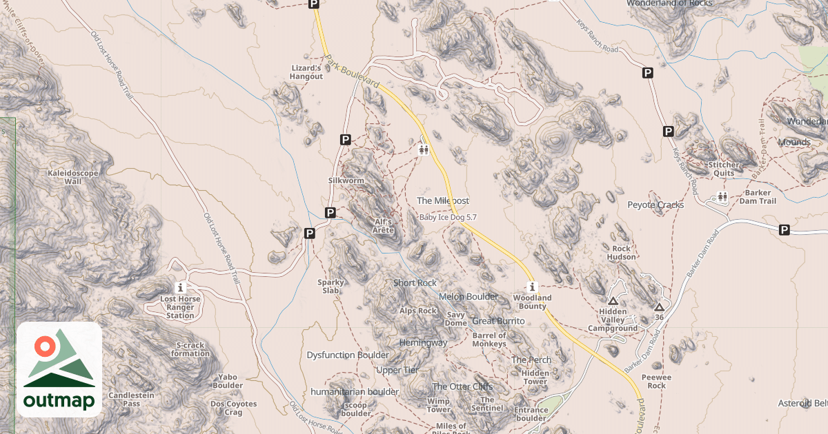 Map of Baby Ice Dog
